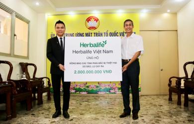 Herbalife Việt Nam cùng Thành Viên Độc Lập và Nhân Viên hỗ trợ đồng bào bị thiệt hại do bão Yagi và lũ lụt